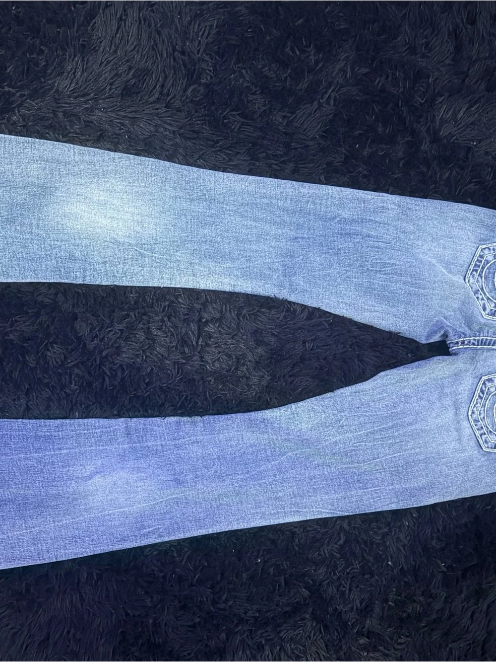 True Religion Women’s Becky Bootcut Jeans in Light Blue Wash - Picture 3 of 4